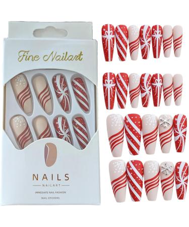 Fake Nails Halloween Long Wear Nail Sheets Nails with Spider Web Pattern Used for Prom Wedding Family Manicure - Buy Online on GoSupps.com