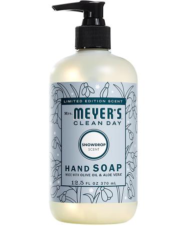 Mrs. MEYER'S CLEAN DAY Liquid Hand Soap, Snow Drop 12.5 Fl Oz (Pack of 2) - Buy Online on GoSupps.com