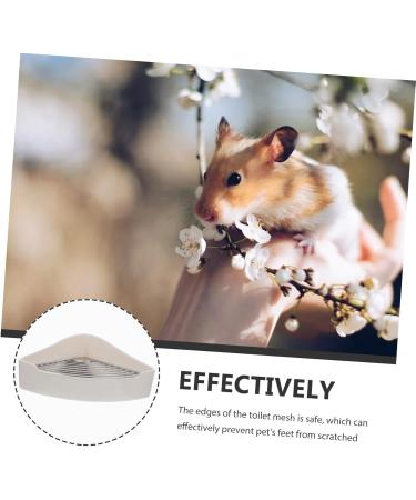 VANZACK Small Pet Ceramic Toilet Bunny Litter Tray Bunny Pet Toilet Small Pet Cage Supply Hamster Potty Cat Litter Boxes Rabbit Training Potty -Fall Bunny Potty Cat Toilet Bunny Toilet 24x18.5cm White - Buy Online on GoSupps.com