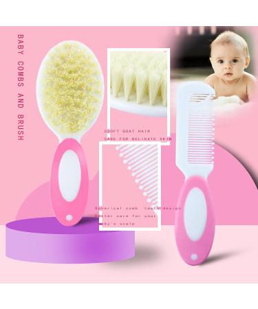 ZELINYE Baby Care Kits Baby Grooming Kit 10 in 1 Newborn Essentials Must Haves Baby Nail Clippers Baby Brush Baby Comb Earpick Nose Cleaning Tool Baby Nail File Nursing Baby Kit (Pink) - Buy Online on GoSupps.com