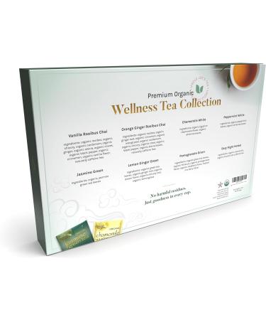 imperial organic Uncle's Lee Tea Premium Organic Wellness Tea Collection | Sample Pack of Traditional and Caffeine-Free Varieties (48 tea bags) green - Buy Online on GoSupps.com