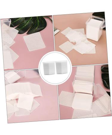 Ipetboom 2 Boxes Cleaning Pads Janitorial Supplies Nail Polish Removers Lash Remover Nail Art Gel Nail Cleansing Pad Cleansing Wipes Glue Wiper Extension Glue Eyelash White Non-woven Fabric - Buy Online on GoSupps.com