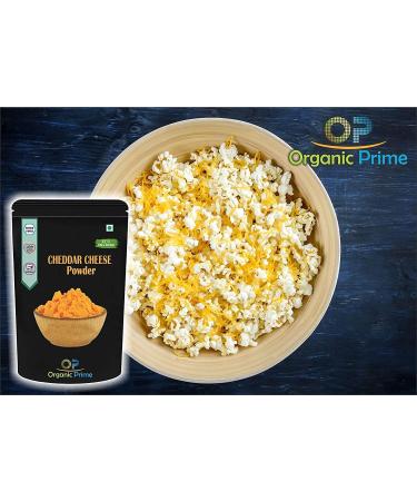 QRA Organic Prime Cheddar Cheese Powder | Cheese Powder for Popcorn - 100 GM by Organic Prime - Buy Online on GoSupps.com