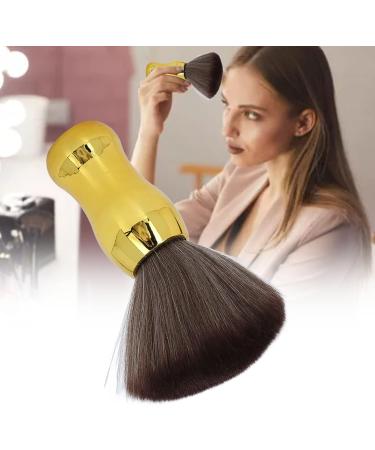 Qukaim Salon Neck Duster Brush Hair Cutting Neck Duster Brush Soft Nylon Salon Neck Cleaning Brush for Face & Neck Gold - Buy Online on GoSupps.com