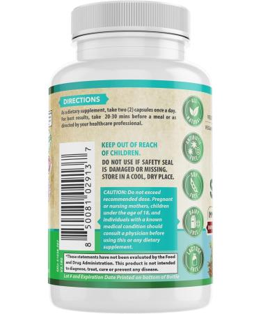 WHOLE WORLD WELLNESS Organic Sea Moss | Immune Support & Brain Health | Bladderwrack, Burdock Root & Bioperine | All Natural, Dairy Free, Gluten Free | 60 Capsules | Made in The USA. - Buy Online on GoSupps.com