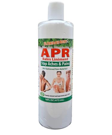 APR Balm Liniment #21 16 FL OZ Lotion | Relief for Back Neck Joints Muscles | Deep-Penetrating Fast-Acting | Eucalyptus Peppermint Essential Oils | American Made Family Owned