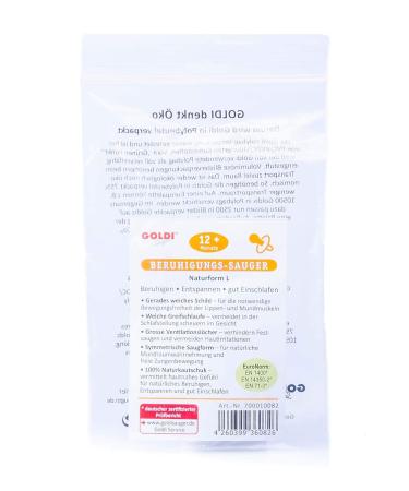 Goldi Cherry Shape Teat - Natural Rubber Soothing Teat for 12 Months+ | International Shipping - Buy Online on GoSupps.com