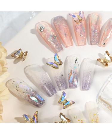 3D Art Glass Rhinestones Butterfly-Nail for DIY Art Decoration Rhinestones Rhinestones and Rhinestones 3D - Buy Online on GoSupps.com