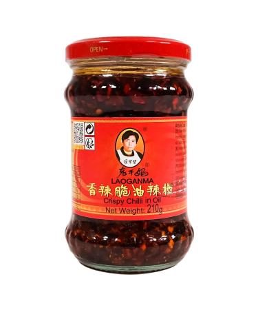 Buy Pack of 3 Lao Gan Ma Crispy Chilli in Oil - 3x210g | Authentic Chili Sauce for International Shipping - Buy Online on GoSupps.com