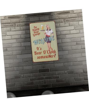 Artibetter Bar Sign Vintage Poster Metal Poster Vintage Posters Metal Signs Pub Tin Sign Decorations Vintage Metal Poster Bar Tin Sign Retro Decor - Buy Online on GoSupps.com