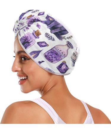 Buy Purple Cat Feather Hair Towel 2 Pack - Super Absorbent Quick Dry Hair Turbans for Women & Girls - Buy Online on GoSupps.com