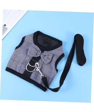3pcs Running Vest Small Pet Harness - Size 1 | Gray & Black | Comfortable & Durable for Active Pets - Buy Online on GoSupps.com