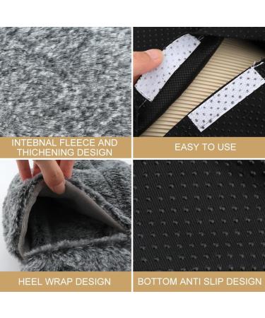 Buy Foot Warmers Without Electricity - 2L Hot Water Bottle for Feet | Soft Heating Pads for Men Women & Children - Perfect for Bedroom Living Room & Office (Black & White) - Buy Online on GoSupps.com