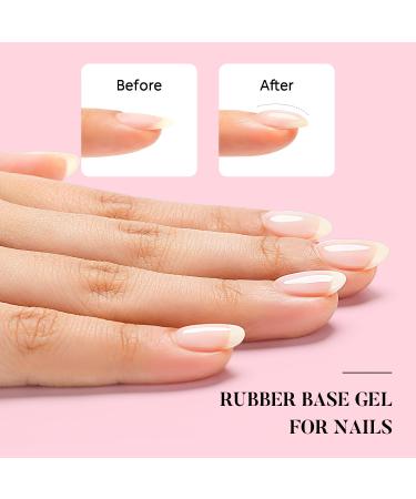 Buy Nicedeco Clear Rubber Base 15ml | Soak Off LED UV Nail Gel for Perfect Manicure - International Shipping Available - Buy Online on GoSupps.com
