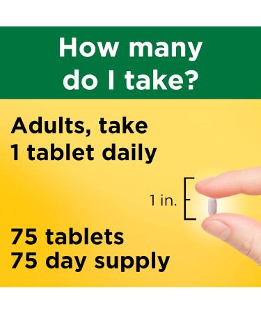 Nature Made Vitamin B12 1000 mcg Time Release Tablets 75 Count - Pack of 75 Tablets - Buy Online on GoSupps.com