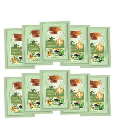 10 PCS Natural Coffee Hair Dye - Long-lasting Plant Extract Bubble Shampoo for Gray Hair | Home Salon Use - Buy Online on GoSupps.com