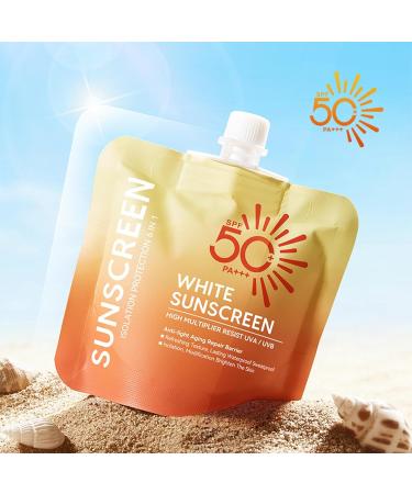  G n rique Sunscreen Gel SPF 50 Clear Facial Sunscreen Lotion 30g Broad Spectrum Sunblock Travel Size Lightweight Water Resistant for Beach Hiking Outdoor Adventures and Daily Use - Buy Online on GoSupps.com