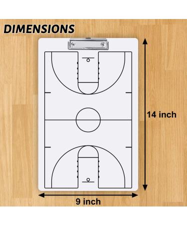 Double-Sided Dry Erase Coach Clipboard for Basketball, Baseball, Softball, Soccer - Marker Board for Sports Coaches - Buy Online on GoSupps.com