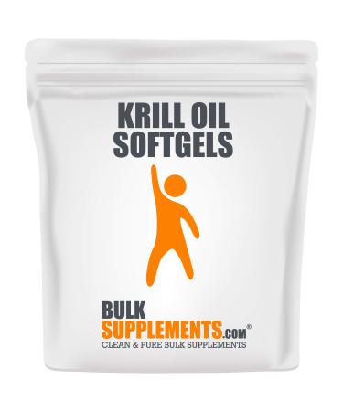 BulkSupplements.com Krill Oil Softgels - Omega 3 Krill Oil Supplement - Joint Supplements for Women & Men - DHA Supplements - Omega 3 Fatty Acid Supplements (300 Count - 150 Servings) 300 Count (Pack of 1)