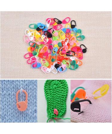 120 Colorful Knitting Crochet Stitch Markers with Big Eye Sewing Needles - Set of 9 | Knitting & Crochet Clips for Projects - Buy Online on GoSupps.com