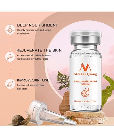 Trendyfave Snail Serum Snail Mucin Serum Nourishing Face Serum for Women Skin Repair Serum Reduce Wrinkles & Dark Spots Hydrating Firm Lift Restore Elasticity Facial Skincare - Buy Online on GoSupps.com