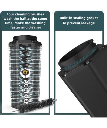 ACCTOLF Portable Golf Ball Washer Cleaner Kit - Golf Club Cleaning Set with Towel & Brush - Best Golf Gifts for Men/Women - Buy Online on GoSupps.com