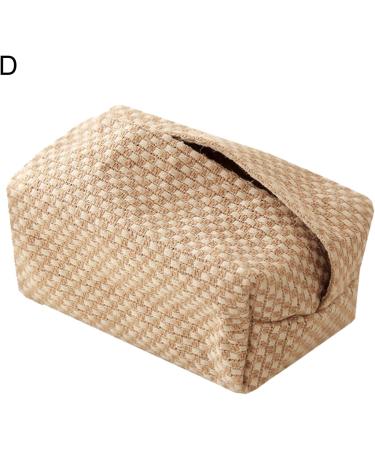Napkin Box Washable Delicate 3 Styles Portable Soft Touch Tissue Box for Daily D - Buy Online on GoSupps.com