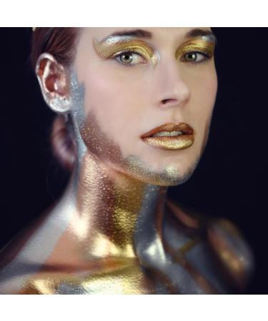 Mysense Pearl Silver Face & Body Paint Stick - Non-toxic Water Based Metallic Makeup for Halloween & Cosplay - 0.5oz - Buy Online on GoSupps.com