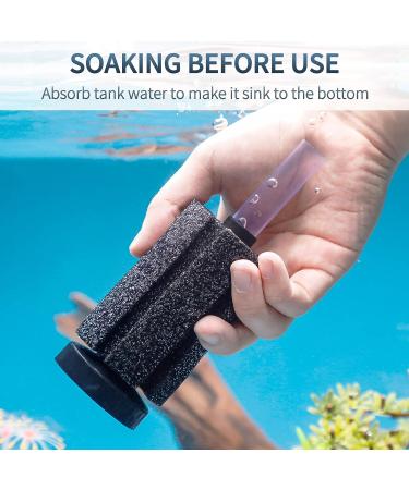 Pawfly Organic Sponge Filter - Quiet Foam Filter for Small Aquariums Betta Shrimp & Fish (Up to 80L) | Perfect for 40-80L Ponds - Buy Online on GoSupps.com