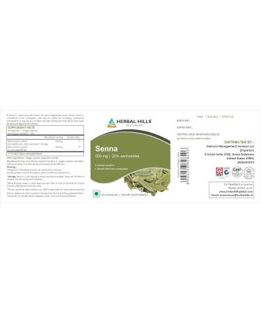 HERBAL HILLS Senna Capsules 120 & Aloe Vera Capsules 120 Count for Healthy Digestion and Detoxification Combo (Pack of 2) 240 Count - Buy Online on GoSupps.com