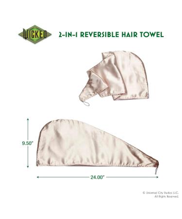Conair Wicked Glinda Satin Hair Towel Wrap - Pink | Hair Towel for Women | Perfect Gift Set & Gift for Her | Scunci 1 Count - Buy Online on GoSupps.com