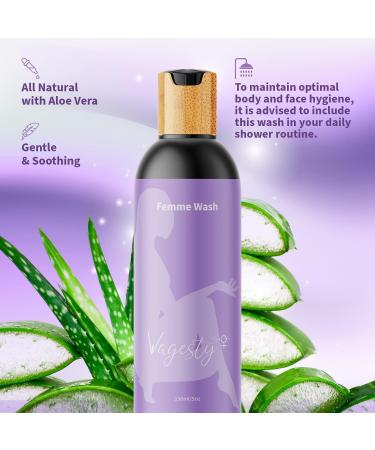 Buy pH Balanced Feminine Wash for Women | Natural Aloe Vera & Tea Tree Oil | Gynecologist Approved Full Body Wash - Buy Online on GoSupps.com