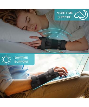 Apasiri Wrist Brace (2 PCS) - Adjustable Wrist Splint for Carpal Tunnel, Arthritis, Tendonitis - Breathable Support with Aluminum Bar - Men and Women - Size L - Buy Online on GoSupps.com