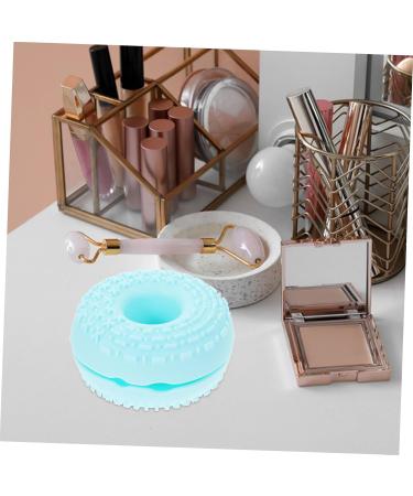 Angoily Cleanser Makeup Cleaner Makeup Brush Cleaner Pad Make up Brush Cleaner Makeup Brush Cleaning Pads Makeup Cleaner Dry Makeup Brush Cleaner Silica Gel Sponge Washer - Buy Online on GoSupps.com