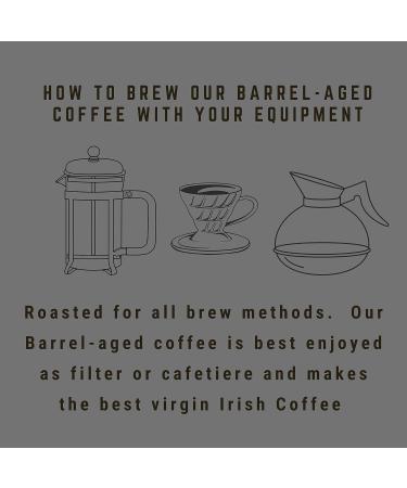 Brady's Irish Barrel Aged Ground Coffee 1kg - 100% Arabica Coffee - Hand Roasted Perfect Morning or After-Dinner Coffee - Vegan Alcohol-Free Gluten-Free Speciality Coffee - Buy Online on GoSupps.com
