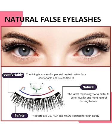 Magnetic Eyelashes Clips Set with Eyelashes Clips + Magnetic Design Easy to Wear/not Easy Fall Off 3 Seconds Wear for Party Wedding Photography Daily Life KS01-4 - Buy Online on GoSupps.com