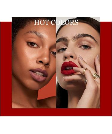 KUAILEGO Rose Gold 2 in 1 Matte & Liquid Lipstick Set - Nude Long Wear Waterproof Lip Gloss - Matte Finish - Velvet Lipstick (02) - Buy Online on GoSupps.com