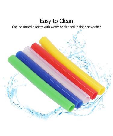 Buy 5-Piece Baby Bite Ring Set | Food-Grade Silicone | Safe & Dishwasher Friendly | Soothes Gums | Perfect Infant Teething Toy in Red Blue Green Yellow - Buy Online on GoSupps.com