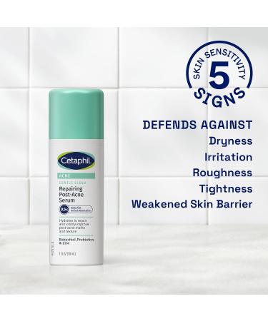 CETAPHIL Gentle Clear Repairing Serum | Retinol Alternative Oil-Free for Sensitive Skin | Bakuchiol & Acne Mark Treatment | 1 Fl Oz | Dermatologist Recommended - Buy Online on GoSupps.com