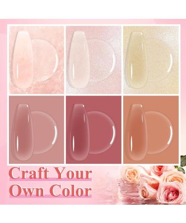 LKEE Nail Gel Polish- Pastel Nail Polishes Set 36 Colors Nail Polish Set UV Gel Polishes DIY Manicure Kit Crystal Clear color - Buy Online on GoSupps.com