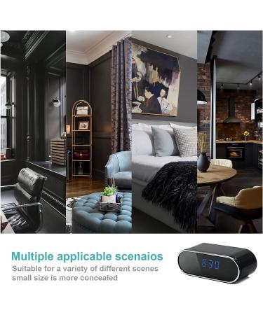 Indoor Security Camera with Alarm Clock | WiFi Surveillance, Motion Detection, Night Vision | Pet Cam for Home/Office - Buy Online on GoSupps.com