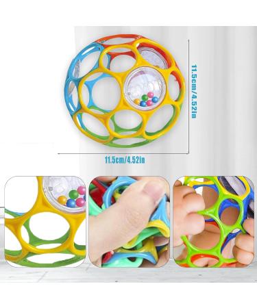 Kikuo Oball Classic for Babies - BPA-Free Grab Play Ball with Bell | Ideal for Toddlers & Early Education - Buy Online on GoSupps.com