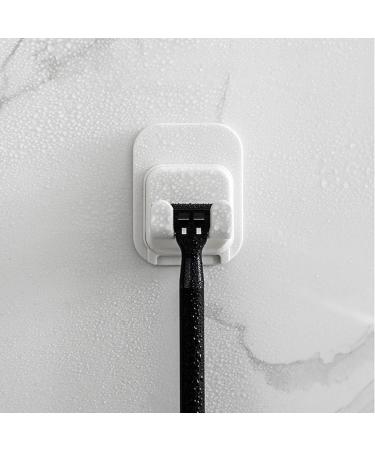 Jiacheng29 Razor Holder | Strong Sticky Multipurpose Power Plug Organizer Hook | Bedroom Storage Solution - White - Buy Online on GoSupps.com