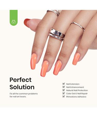 Beetles 3 Pcs 7.5ml Builder Nail Gel Set | Long Lasting No Wipe Base Top Coat | Transparent Shine Finish | Soak Off LED Hard Gel | Builder Strengthener | Glossy Top & Base Coat - Buy Online on GoSupps.com