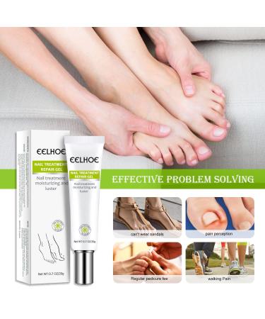 Efero 2PCs Nail Treatment Repair Gel Set - Nail Repair Cream & Essence for Healthy, Beautiful Nails - Toe and Toenail Care Solution - Buy Online on GoSupps.com