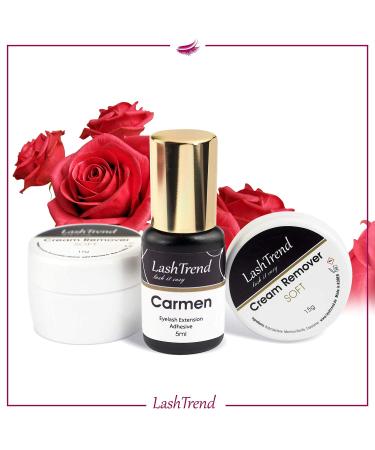 Lash Trend Eyelash Adhesives - Carmen 5ml | Fast Drying 0.5s | Strong Bond 6-8 Weeks | Premium Extension Glue - Buy Online on GoSupps.com