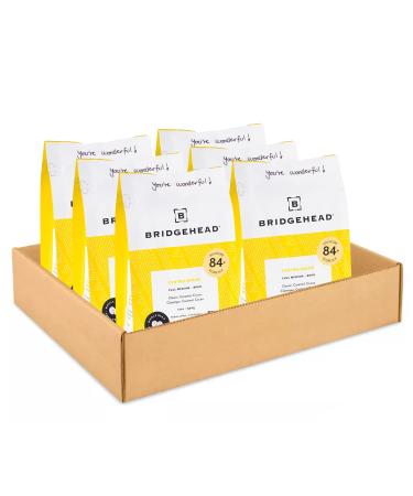 Bridgehead Coffee- Centro House- 6 pack | Full Medium Roast Coffee | Whole Bean Coffee | 340 g - 12 oz pack | Organic | Fairtrade | Sustainable | proudly Canadian Centro House 2.04 kg (Pack of 1)
