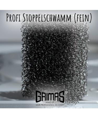 Grimas Professional Doppelhwamm - Rectangular Fine Structure Makeup Sponge (5x3.5x2.5 cm) for Versatile Effects - 1 Piece - Buy Online on GoSupps.com