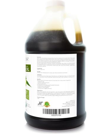 Velona Neem Oil USDA Organic - 1 Gallon Pure Carrier Oil for Hair & Skin Care | Virgin & Cold Pressed - Buy Online on GoSupps.com