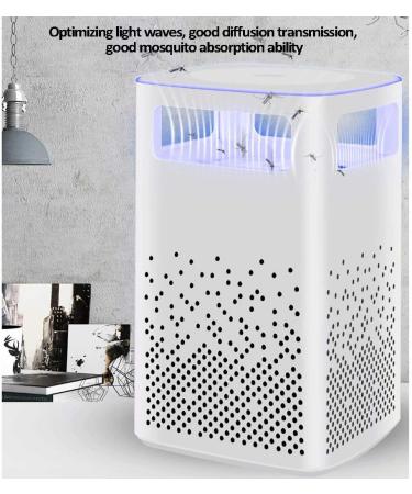Electric Mosquito Killer-USB Rechargeable Safe UV Physical Mosquito Killer Lamp for Backyard Patio Camping Black - Buy Online on GoSupps.com